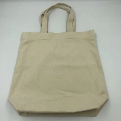Bolso de Mano Rolex Color Cáscara de Huevo Bordado Logo US Lona Abierta 100% Algodón Foto 1 de 4