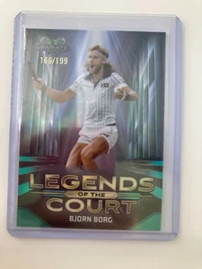 TOPPS GRAPHITE TENNIS 2024 BJORN BORG SWEDEN PARALLEL 166/199. - Picture 1 of 2