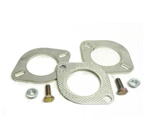Universal 45mm 1.7" Stainless Steel 304 Exhaust Flange Set With Gasket, bolts - Afbeelding 1 van 2