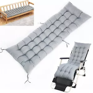 Lounger Chair Cushions Patio Cushions Chaise Bench Pad Porch Swing Chair Cushion - Picture 1 of 6