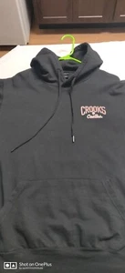 Crooks and Castles XL Hoodie schwarz mit Grafikdruck vorne und hinten History - Bild 1 von 5