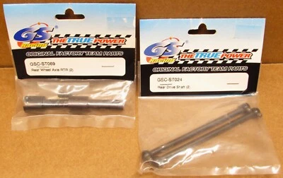 Juego de eje trasero y eje de transmisión General Silicones GS Storm RTR NUEVO Foto 1 de 2