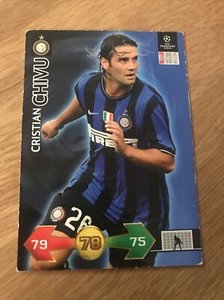Cristian Chivu Inter Milan UCL 2009-10 Panini Super Strikes Football Card