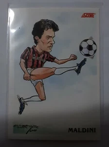 1992 Score Italian Paolo Maldini Italy AC Milan # 352 - Picture 1 of 2