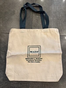 Bernard L Madoff Investment Securities New York London Tote Bag Very Rare - Picture 1 of 5
