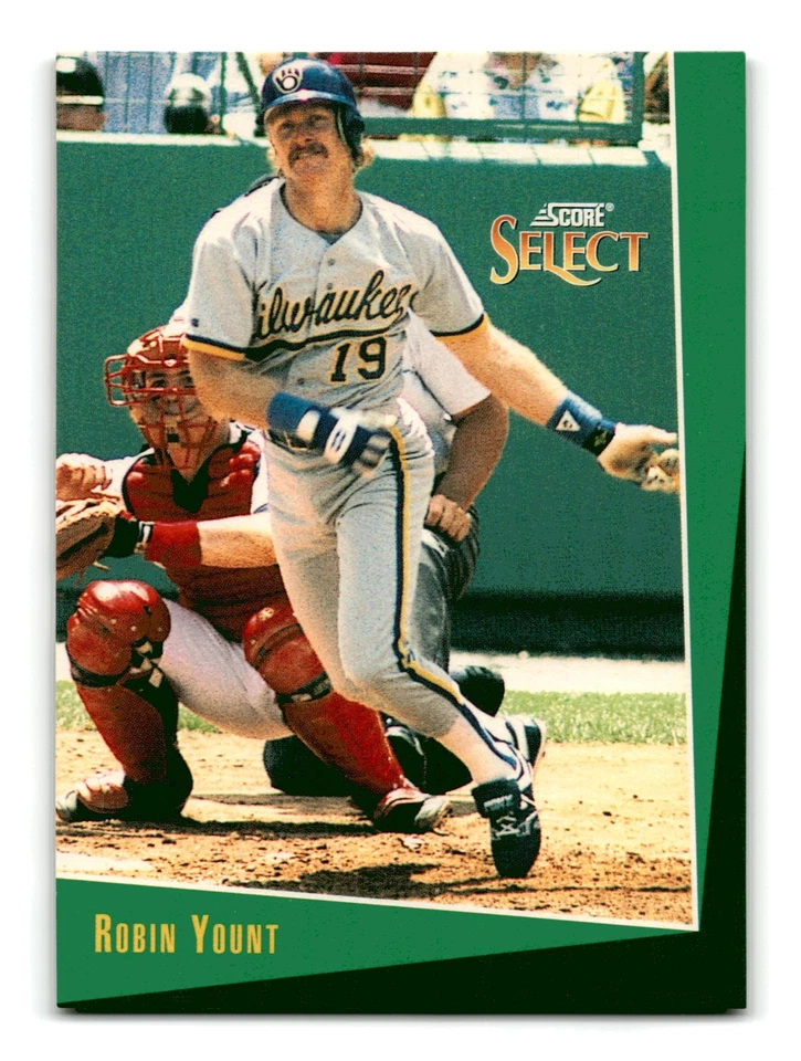 Robin Yount 1993 Select #22 HOF Milwaukee Brewers High Grade Mint - Image 1 of 2