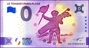 LE TOUQUET-PARIS-PLAGE / BILLET 0 € / NULL EURO-SCHEIN / UEZP 2023-1 - Imagen 1 de 1