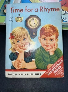 Rand McNally Right-Start Elf Big Ed TIME FOR A RHYMES Vintage Sharon Kane 1966 - Bild 1 von 17