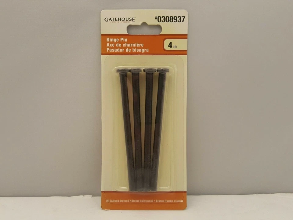 GATEHOUSE Hinge Pin(s) | 4 Inch | 4 Count | Item 0308937 | Model 39-PIN-ORB-K