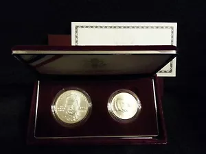 **RARE 1998 US Mint Silver Uncirculated Matte Kennedy Collector Set Box &COA - Picture 1 of 4