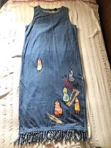 Abito jeans denim blu DON’T MESS WITH TEXAS XL - Foto 1 di 9