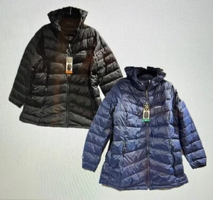 Eddie Bauer Jacket Puffer Chevron Hooded Down Parka XL XXL U CHOOSE Women NEW - Picture 1 of 23