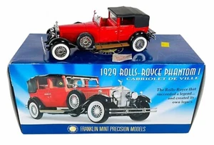 Franklin/Danbury mint 1:24 1929 Rolls-Royce Cabriolet DeVille classic model 118 - Picture 1 of 12