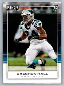 Daeshon Hall #279, Rookie, Carolina Panthers, 2017 Panini Playoff - Picture 1 of 2