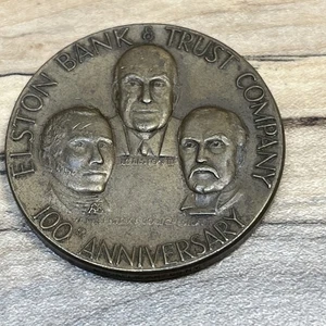 1953Eliston Bank & Trust Co. Crawfordsville, Ind 100th Annv. Medal *B905 - Bild 1 von 2