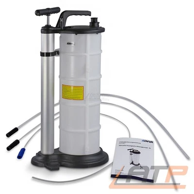 ENVA MANUELLE FLÜSSIGKEITS ÖL ABSAUGPUMPE ÖLWECHSELPUMPE VAKUUMPUMPE - 9 Liter - Bild 1 von 4