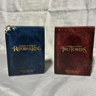 Lord of the Rings The Two Towers & Return Of The King  Special Extended DVD Foto 1 de 4