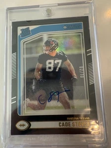 Cade Stover RC Auto 2024 Panini Donruss - Rated Rookie #304 Autographs /10 Black - Picture 1 of 2
