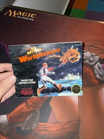 The 3-D Battles of WorldRunner #NES-WO-USA Authentic Instruction Booklet Only