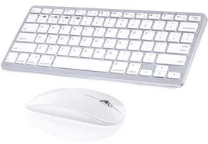 5 in1 Wireless Keyboard and Mouse Combo Rechargeable Bluetooth Keyboard & Mou... - Picture 1 of 8