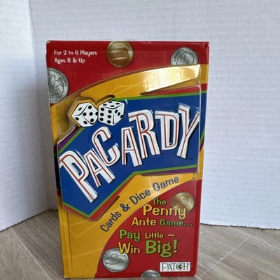 Pacardy Cards And Dice Game 2-6 Players Ages 8+ Patch Products 2005 - Image 1 of 3