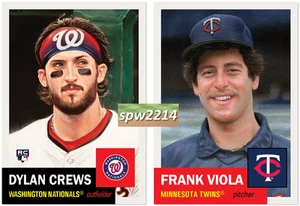 Topps Living Set Dylan Crews #845, Frank Viola #846 - Presale - Bild 1 von 3
