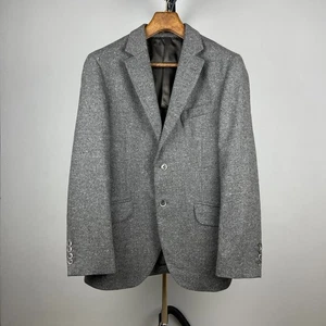 Hackett London Mens Grey Wool/Cashmere Half-Lined Blazer – Size EU50 / UK/US40 - Picture 1 of 18