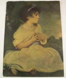 Vintage Das Zeitalter der Unschuld Reproduktionsdruck ~ Morris & Bendien N.Y ~ 16" x 11,75" - Bild 1 von 11