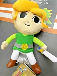 Peluche Nintendo The Legend of Zelda Phantom Hourglass Link 18 cm NUOVO - Imagen 1 de 2