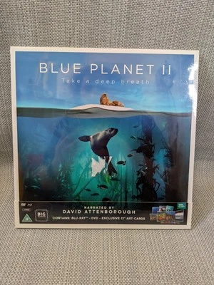 Blue Planet II (2) Big Sleeve Edition Blu Ray & DVD + Exclusive 12" New Sealed - Image 1 of 2