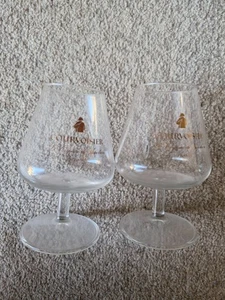 2x COURVOISIER BRANDY/COGNAC GLASSES - Picture 1 of 1
