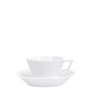 KPM  KURLAND Teetasse komplett 140 ml – Tasse & Untertasse – Weiß – Neu - Bild 1 von 1