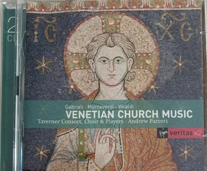 VENETIAN CHURCH MUSIC - Parrott/Taverner Consort 2 x CD AS NEW! Virgin - Picture 1 of 2