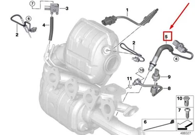 Sonda lambda MINI PACEMAN R61 8509030 13628509030 NUEVA ORIGINAL - Imagen 1 de 2