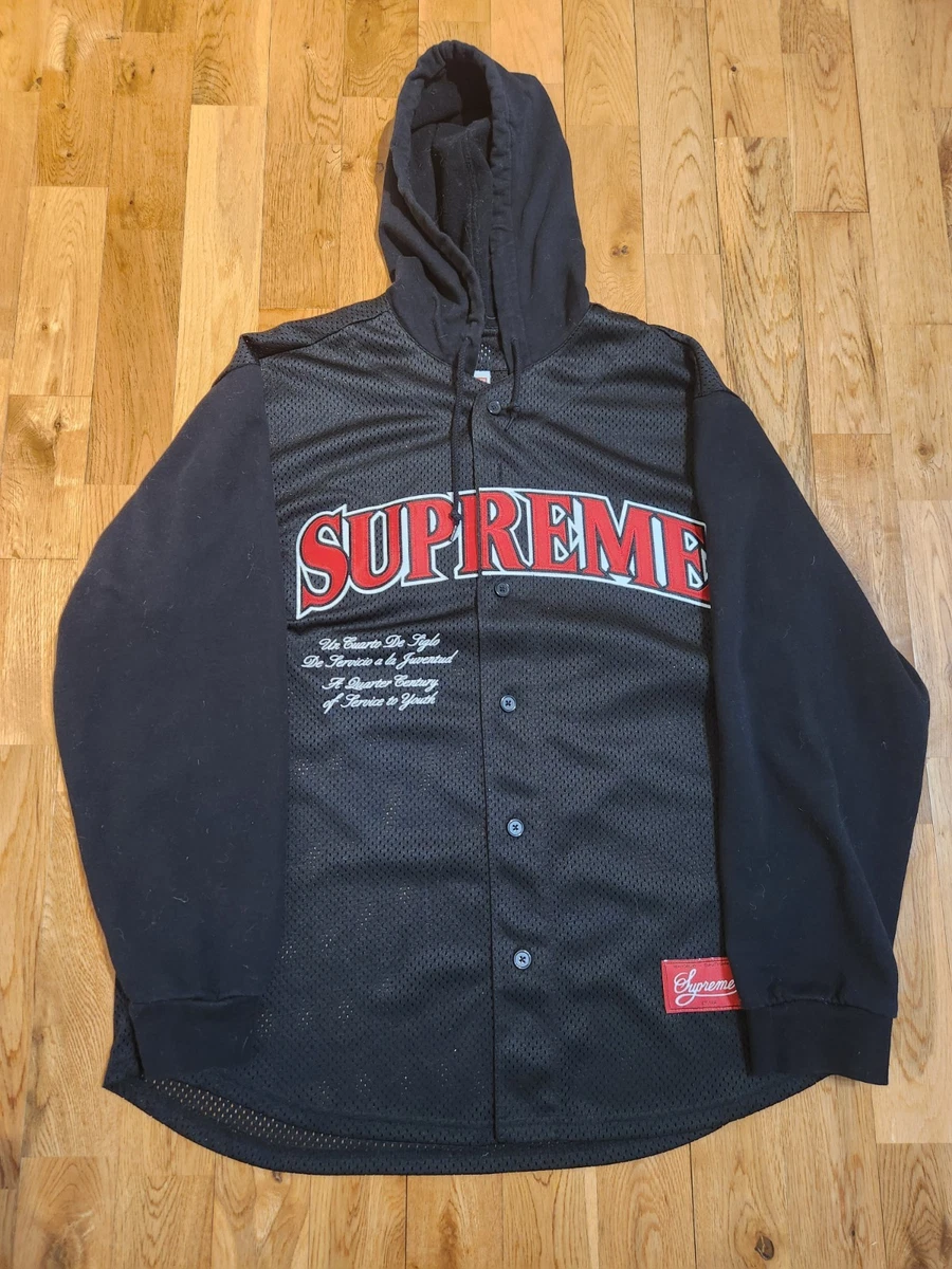 Supreme Hooded Baseball Top jeresy シャツ Supreme Hooded Baseball Top jeresy シャツ Supreme Hooded Baseball