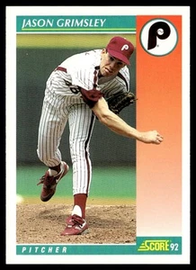 1992 Score Jason Grimsley Philadelphia Phillies #711 - Picture 1 of 2
