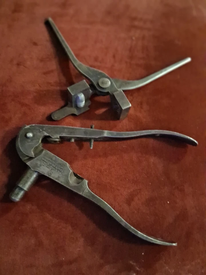 Raro par Winchester herramienta de recarga y molde de bala 45-75 WCF Foto 1 de 4