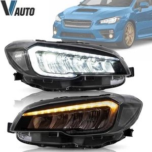 1Set LED Reflector Headlights DRL w/Dynamic Kit For 2015-2021 Subaru WRX&WRX STI - Bild 1 von 16