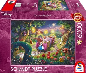 NEW Schmidt Jigsaw Puzzle 6000 Pieces Disney Mad Hatter’s Tea Party - Picture 1 of 2