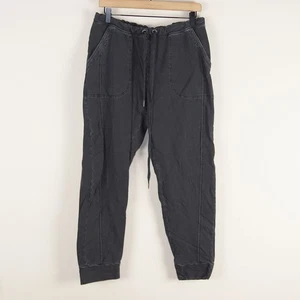 Anthropologie Daily Practice grau Baumwollmischung Pull-On entspannte Jogginghose Damen M - Bild 1 von 10