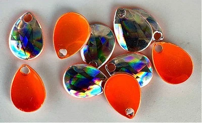 Pkg of 10 each Size 0 Colorado Series Blade/Holographic w/Orange UV Back - Image 1 of 2