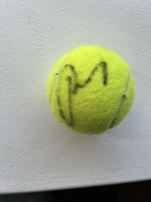 PELOTA DE TENIS FIRMADA POR ANDY MURRAY Miami Open ATP Inglaterra Foto 1 de 4