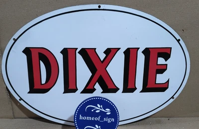 Dixie Porcelain Enamel Sign 24 x 16  Inches 1 Sides - Image 1 of 4