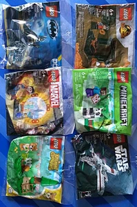 6 Lego Polybeutel 30653 30390 30672 30652 30654 30662 Star Wars Marvel DC - Bild 1 von 1