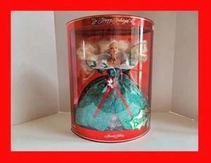 Muñeca Barbie Felices Fiestas 1995 Edición Especial Navidad Nueva En Caja - Imagen 1 de 2