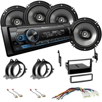 Paquete Pioneer Radio Estéreo Coche y Kit de Altavoces Delanteros/Traseros para 2005-2010 Scion TC Foto 1 de 3