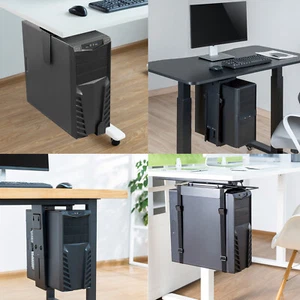 PC Halter Gehäusehalter Schreibtisch Rechner Halterung Büro verstellbar SOTECH - Bild 1 von 12