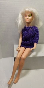Camisa púrpura Hasbro Toys Jem The Holograms Doll Jem the Holograms cabello blanco 1986 años 80 - Imagen 1 de 18