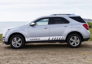 2X Multiple Color Graphics Car Racing Vinyl Decal Sticker for Chevrolet Equinox - Picture 1 of 5