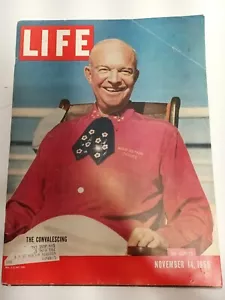 VTG Life Magazine November 14 1955 The Convalescing Pres. Dwight D. Eisenhower - Picture 1 of 7